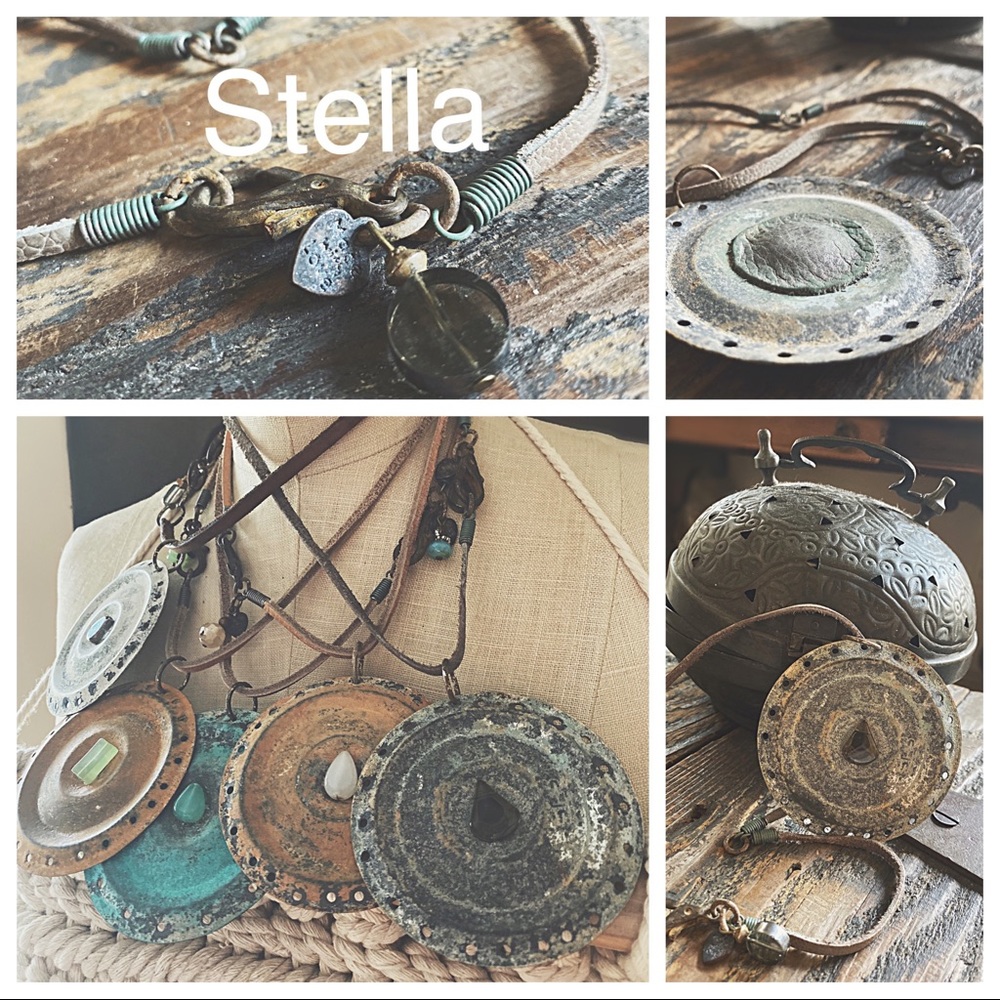 HPπ΅Metal Patina Discs & Leather - Picture 6 of 8